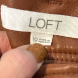 LOFT Tan Leather Accessories